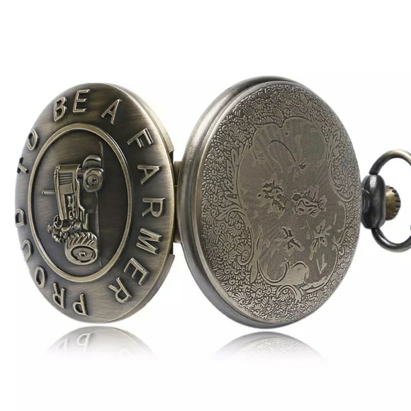 Farmer Gift Pocket Watch - Picture 3 of 3